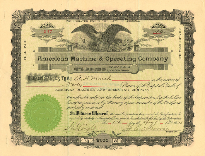 American Machine and Operating Co.